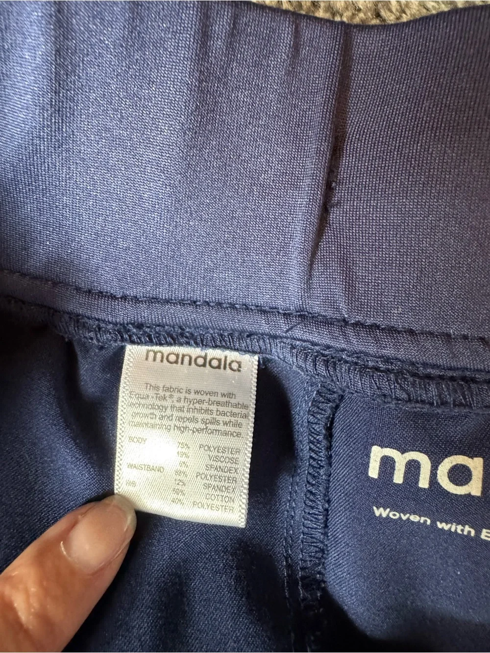 Navy Blue Jogger Scrub Pants